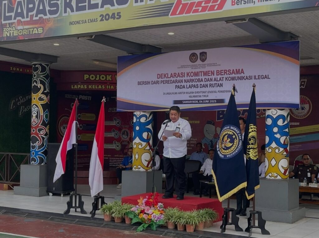 Perang Tanpa Kompromi, Ditjenpas Kaltim Deklarasi Bersih Narkoba dan Ponsel Ilegal di Lapas