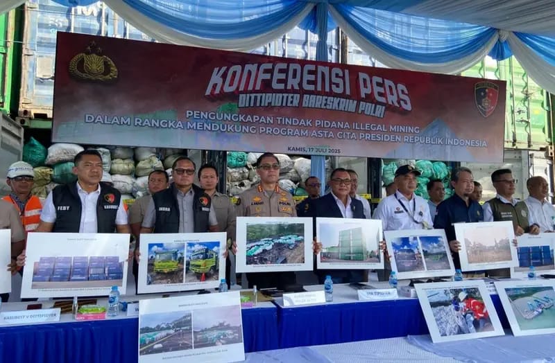 Tambang Ilegal di IKN Rugikan Negara Rp 5,7 Triliun, Bareskrim dan KLHK Lakukan Penertiban
