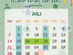 selamat datang juli selamat datang hari baru selamat datang kehidupan
